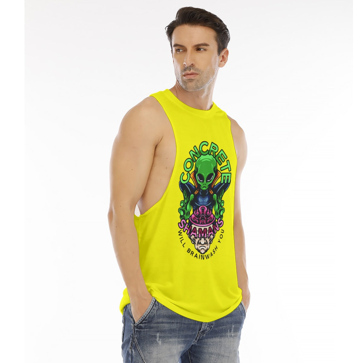 Concrete Shamans Will Brainwash You Men's Tank Top