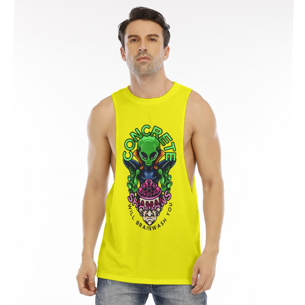 Concrete Shamans Will Brainwash You Men's Tank Top