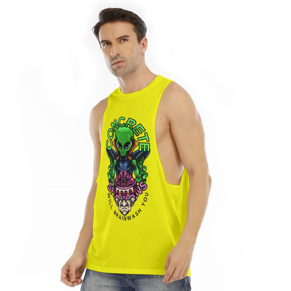 Concrete Shamans Will Brainwash You Men's Tank Top