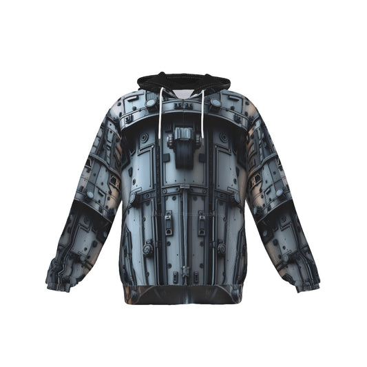 Futurepunk All-Over Print Zip Up Hoodie With Pocket