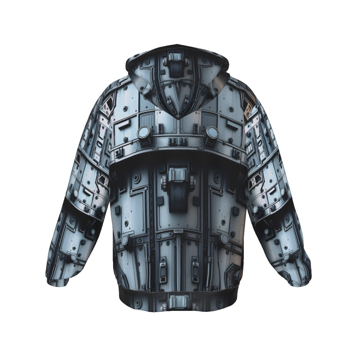 Futurepunk All-Over Print Zip Up Hoodie With Pocket