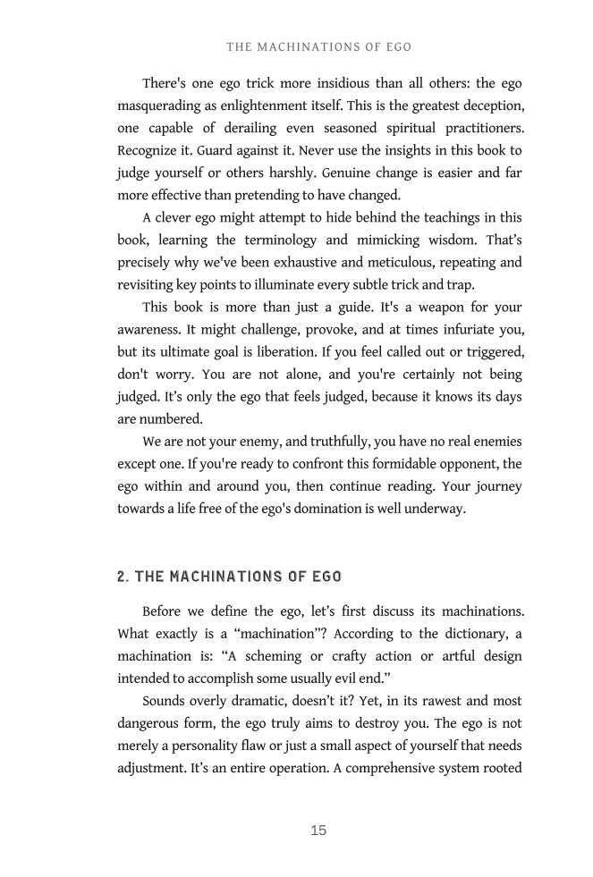 The Machinations Of Ego