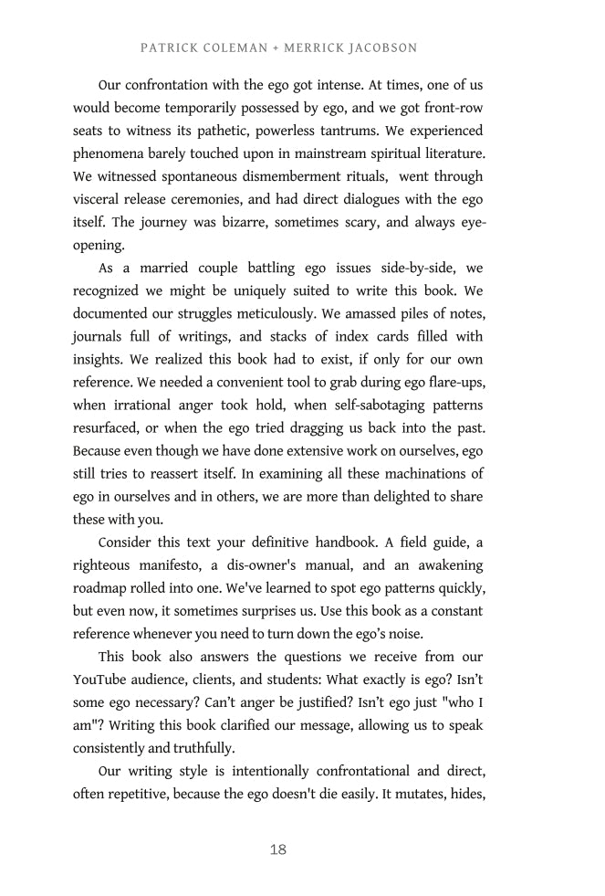 The Machinations Of Ego