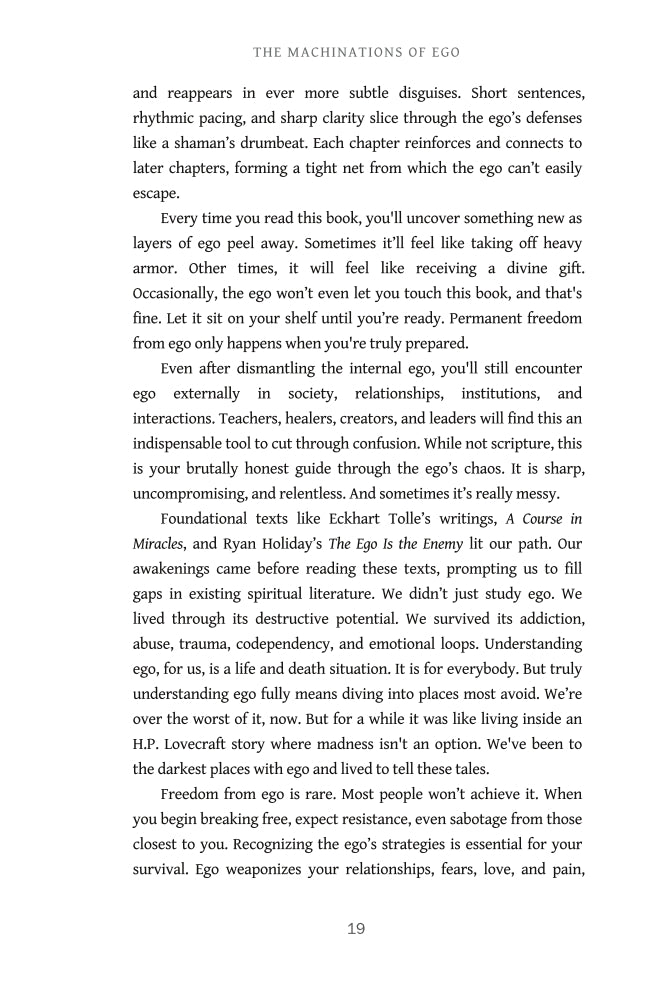 The Machinations Of Ego