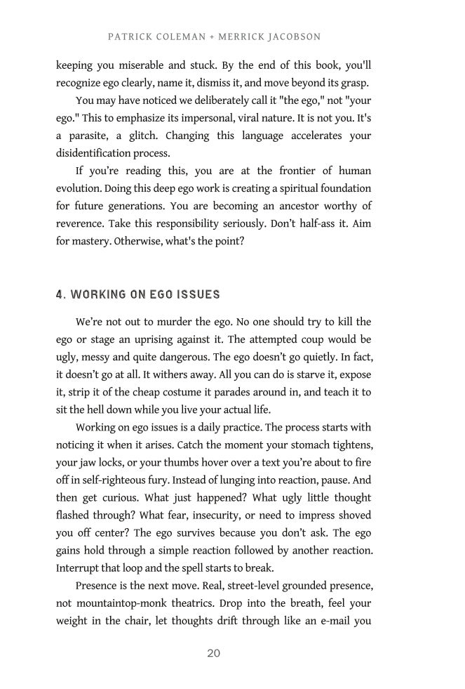 The Machinations Of Ego