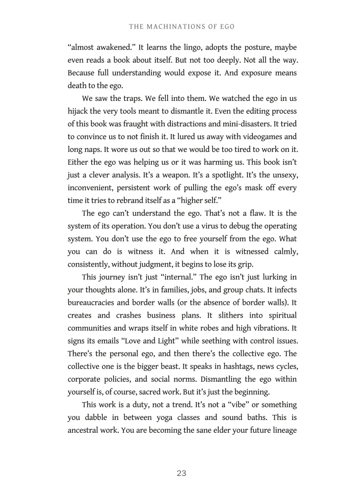 The Machinations Of Ego