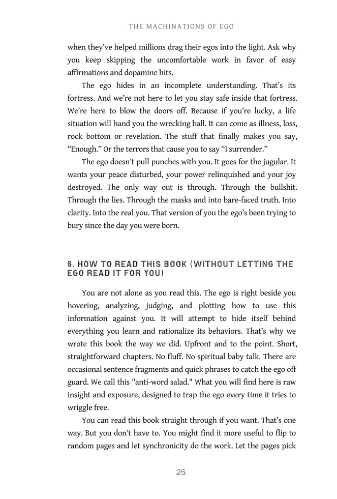 The Machinations Of Ego
