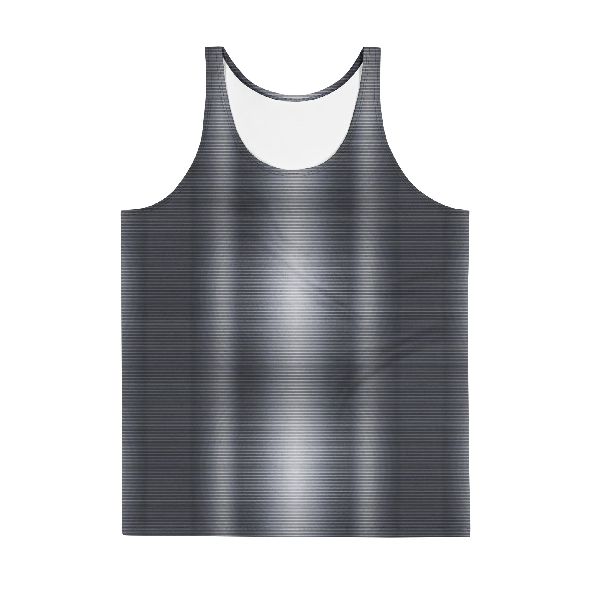 Brushed Metal Tank Top  – Shine Like Steel, Feel Like Silk