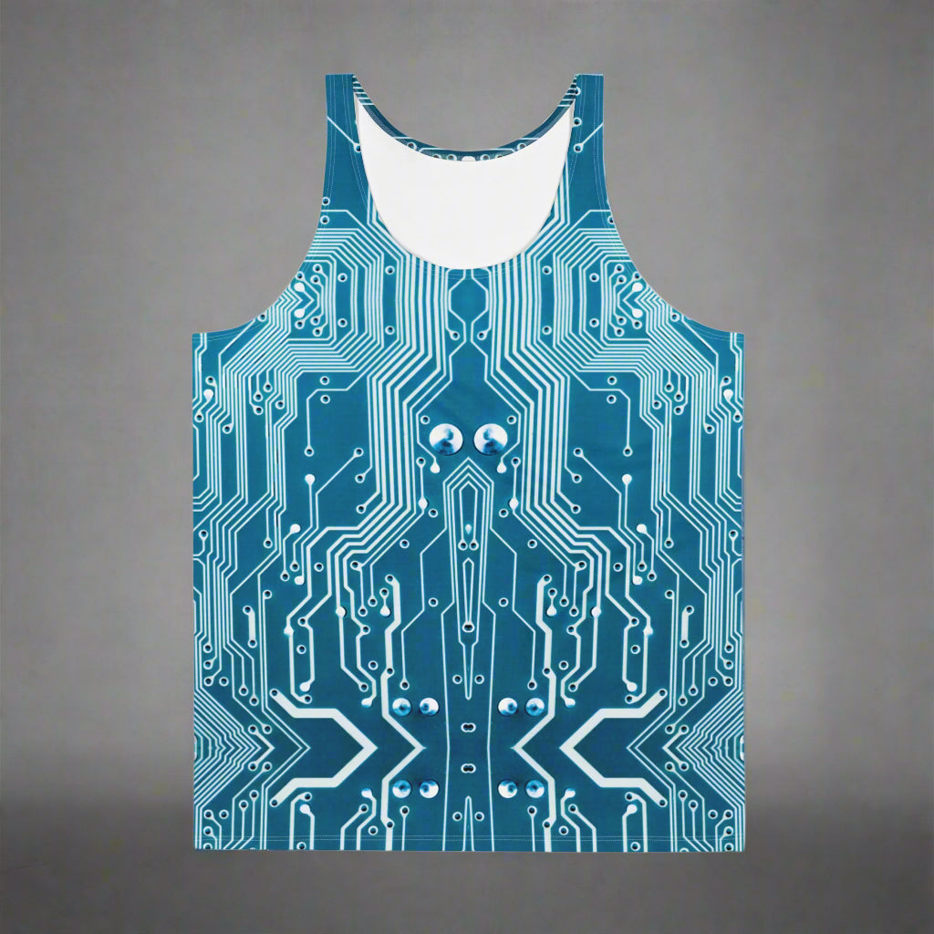 Arcturian Circuitry Tank Top - Plug Into The Higher Grid