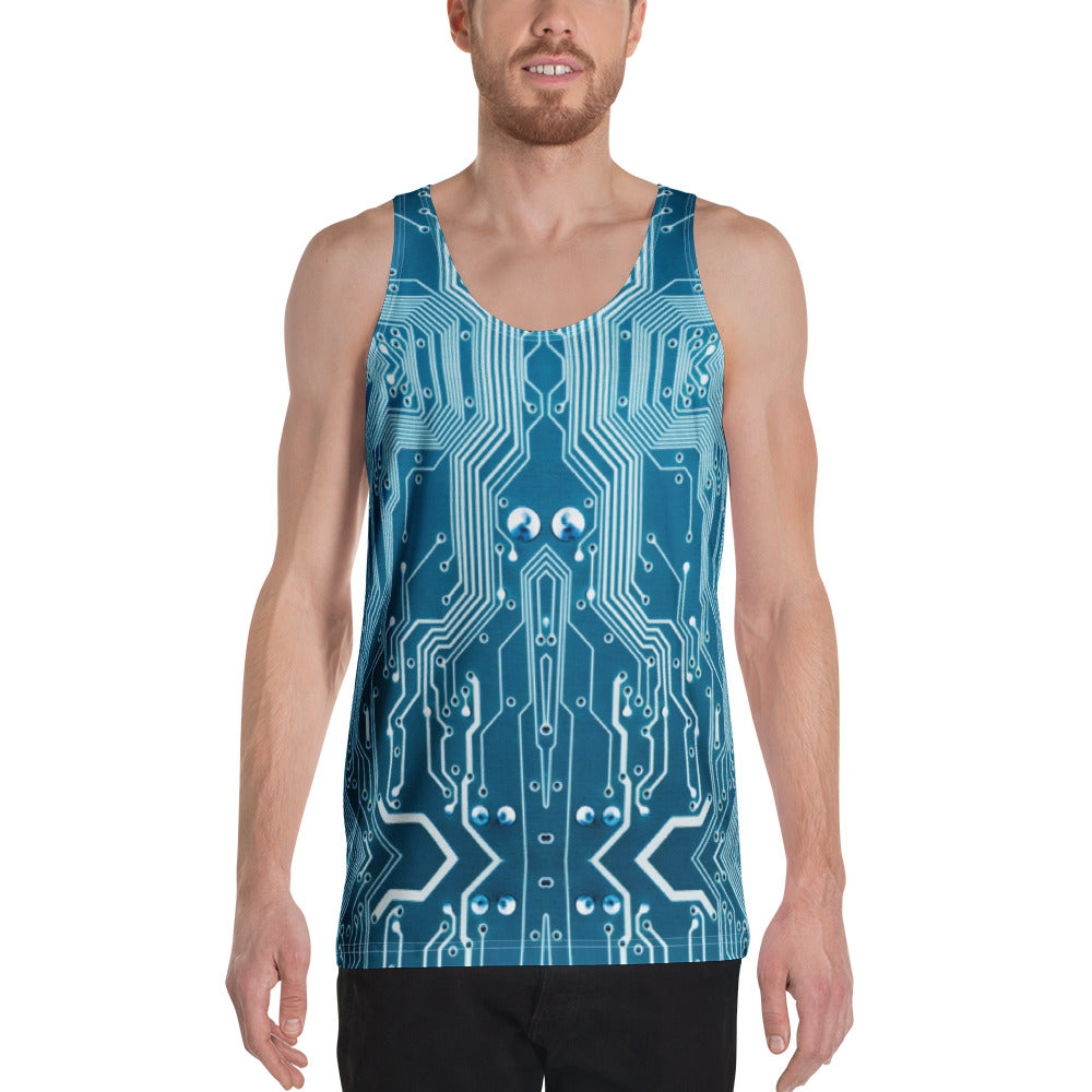 Arcturian Circuitry Tank Top - Plug Into The Higher Grid